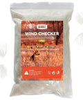 Top Shelf Wind Direction Indicator Refill For Hunters And Woodsmen Using Natural Plant Fibers To Read Downwind Air Currents Smoothly Without Messy Talc Powder Dust 25 Gram Pack in clear bag.