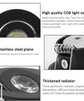 Sorfia 10pcs 2 inch Gimbal LED Recessed Light Small Recessed Lights AC110V with stainless steel plane and thick aluminum radiator.