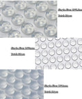 164 Pc Clear Silicone Cabinet Bumper Pads Self Adhesive Drawer Protectors, sizes 10x3mm, 13x5.5mm, 12x4mm, noise reducing.