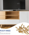 Invisible Barrel Hinges In Retro Copper For Jewelry Boxes 20 Pack Easy To Install Smooth Closing Action Dope Hidden Hinges