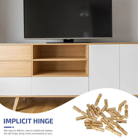 Invisible Barrel Hinges In Retro Copper For Jewelry Boxes 20 Pack Easy To Install Smooth Closing Action Dope Hidden Hinges
