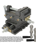 3 Inch Cross Slide Drill Press Vise 2 Way XY Heavy Duty Clamp Machine for Precise Milling and Machining Projects Cast Iron Build