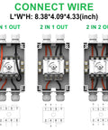 DC Isolator Switch 32A 1500V Four Pole Circuit Breaker For Solar PV Systems RVs And Homes DIN Rail Mount Lockable Safety Isolator wiring configurations