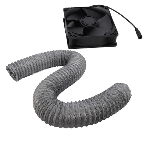No Sweat Setup With This 5 Inch Adjustable Exhaust Fan Featuring An Activated Carbon Filter And 2m Flexible Hose Delivering Strong Airflow For Smooth 3D Printer Fume Extraction And Soldering Work
