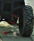 Super Smooth Ride With This Holibanna Motorcycle Chain Adjuster Tensioner Kit For 110-250Ccw Atvs Featuring Rock Solid Wear Resistant Steel Roller And Easy Install Thread M10 Hole Dia 16mm For Max Performance, ATV wheel detail