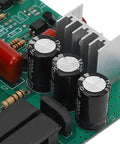 Heavy Duty Power Supply Board Slick Replacement Swap For Balancing Machines, close-up of capacitors and heatsink on PCB.
