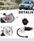 Heavy Duty Transfer Case Shift Motor Knockout Replacement For Ford Explorer Sport Trac And Ranger 4.0L with wiring and detail views.