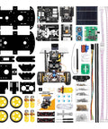 Solar Robot Kit For Teens And Kids Programmable STEM Toy With DIY Circuit Engineering Projects And Science Experiments A Fun Hands On Robotics Learning Kit, parts layout