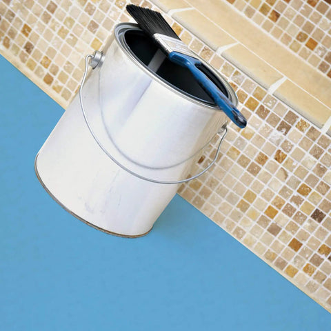 24 Inch By 100 Foot Surface Protector for hardwood, vinyl, tile, marble, stairs with waterproof, slip-resistant pad under paint can.