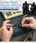 Six Piece Wire Welding Fixture Set For Soldering, Hands Free Wire Holder For MIG TIG And Spot Welding during use