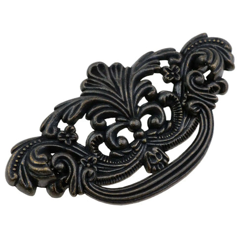 Skull Shaped Antique Bronze Cabinet Pull Handle For Dresser And Wardrobe Doors, Retro Vintage Accent For Cabinets, 4.37 By 2.44 Inches, Two Pack