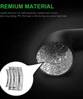 Flexible 4 Inch Aluminum Ducting 8 Feet Long With Four Layer Protection Dryer Vent Hose cross-section and material diagram.
