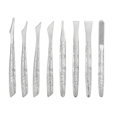 8 Piece Leather Cutting Tool Set With Sharp Skiving Blades And Comfortable Handles For Leatherworking Pros Durable Stainless Steel Craft Knives For Cutting Trimming Carving And DIY Handwork