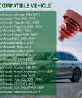 Red hydraulic power steering reservoir cap for Honda models compatibility. Direct replacement for reliable use.