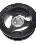 Beefy Engine Harmonic Balancer Pulley For Ford 6.0L OHV V8 Super Duty And E Series Trucks side view 53mm ID 225mm OD Part 3C3Z6312BA
