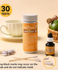 Lead Test Kit With Vinegar For Home Surfaces, 30 Rapid Swabs, Activation Reagent Bottle, Tea Cup, Fruit Basket, Testing Setup