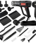 Vinyl Wrap Tool Kit for Cars With Heat Gun, 16Ft Cord, Squeegee, Tucking Tool, Sponge Roller, Magnet Holders, Film Cutter, Window Accessories
