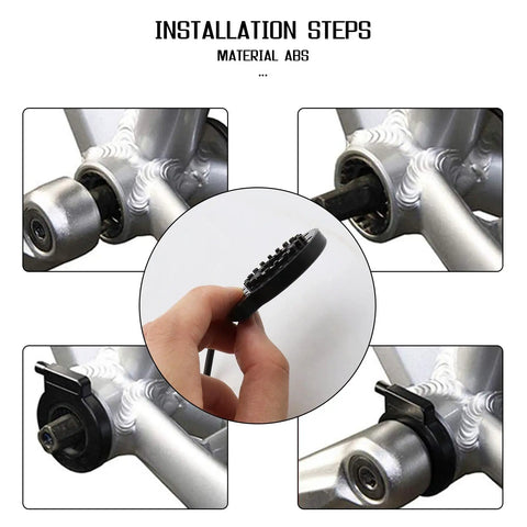 Street Ready Dual Hall PAS Pedal Sensor System For Electric Bicycles With 12 Magnets Cadence And Speed Output Waterproof Plug Easy Install Auto Detects Forward And Reverse Pedal Rotation Fast Power Assist KT V12L