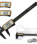 Pro Grade Digital Caliper With Large LCD Screen For Quick Inside Outside Depth And Step Measurements 0 To 6 Inches 150mm Inch