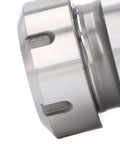 Close-up of Heavy Duty ER40 Collet Chuck Carbon Steel 80mm Diameter showing precise machining details for CNC use.