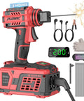 Badass Lightweight 110V Handheld Arc Welder Delivers Knockout 200A IGBT Power With An Easy LCD Screen and three modes for smooth stick welding.