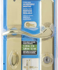 Serenade Mortise Keyed Lever Lock Set With Deadbolt For Screen And Storm Doors Polished Brass Non Handed Fits Out Swing