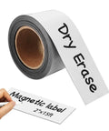 Dry Erase Magnetic Tape Roll 2 Inch By 15 Feet Reusable Label Strips No Glue No Residue Writable And Self Cut For Whiteboards