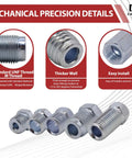 Beefy Brake Line Fittings Kit With Nuts Reducer Bushings Hex Nipples Close Nipples Reducing Hex Couplings visible with multiple fittings