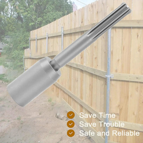 Your Go To T Post Driver For Standard Steel Posts 20cm Length Includes Hammer Drill Attachment And 5 Pit Shank