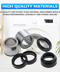 Built Tough Washer Bearing And Seal Kit Replacement Part For Top Load Washers Solid Durable Build Easy Install showing steel and rubber seals.