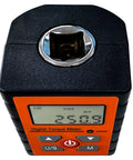 Digital Torque Adapter Half Inch Drive Includes Adapters From Half To Three Eighths And Quarter Inch, 8 To 250.9 ft-lb Range, Alarm Settings, Preset Torque Meter Tester For Auto Repair And DIY Garage Pro Tools, front view