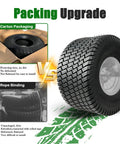 20x10-8 Lawn Mower Tires Set Of 2 For Lawn Mowers Garden Tractors And Utility Carts Tubeless 4PR With 1190 Lbs Capacity 8mm Tread Depth Plug-N-Play Install And Rugged Traction For Yard Work, boxed tire