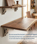 Beefy 90 Degree Folding Hinge 4 Pack Solid Drop Down Flap Door Hinges For Tables Shelves Bar Counters And Loft Hatches sleek concealed hinges supporting a wooden tabletop.