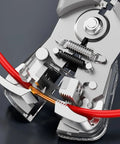 Heavy Duty Wire Stripper Tools For Electricians Multi-Function Pliers with precision insulation cutter in action on wire.