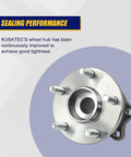 512293 Rear Wheel Bearing Hub Assembly For 2005 2009 Subaru Legacy And 2005 2009 Subaru Outback Rear Replacement With M12x1.25 Thread And Four Bolt Flange Direct Fit
