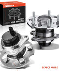 Two Rear Wheel Bearing And Hub Assembly With ABS For Toyota Highlander 2004 To 2007 FWD And Lexus RX330 2004 To 2006 RX350 2007 To 2009 RX400h 2006 To 2008 5 Lug 2 Pack With Heavy Duty Load Capacity And Vehicle Specific Fit