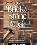 Straight Shooter DIY Brick And Stone Repair Manual For Homeowners Crushing Cracked Facades Restoring Masonry Walls And Shutting Out Dampness With Smooth Foundation Fixes cover with hammer and brick design.