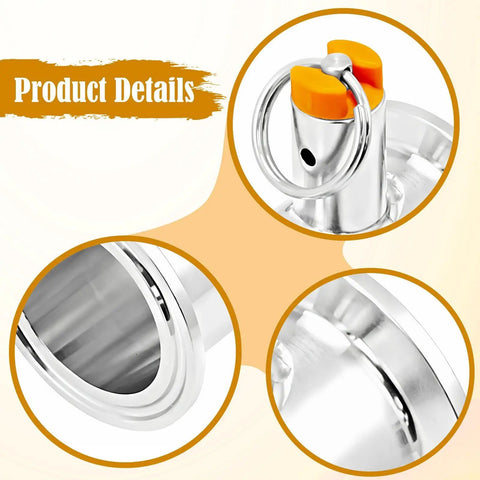 Stainless Steel Pressure Relief Valve Tube With Quick Release Clamp Fitting 1.5 Inch 50.5mm Flange Durable DIY Accessory