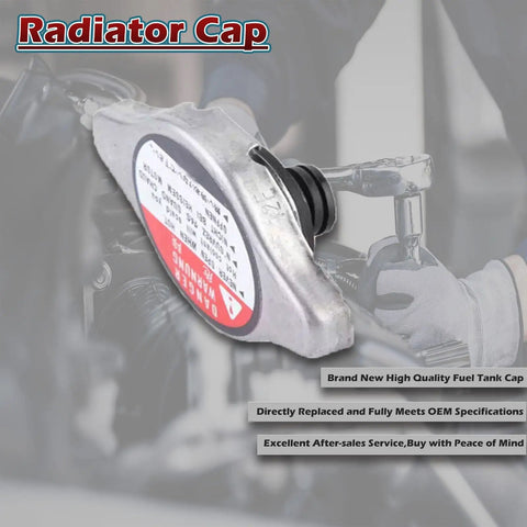 Honda Radiator Cap Fits Accord Civic CRV Odyssey And More Models Leak Proof Seal Durable Metal Cap Easy Replacement For Smooth Overheating Control And Quick Fitment