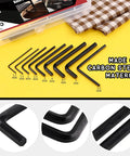 Guitar Allen Wrench Set With 13 Pieces Including Ball End Truss Rod Wrenches 4mm 5mm 7mm 8mm Hex Box Wrenches And 9 Allen Sizes Display