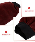 Heavy Duty Welding Arm Sleeves Featuring Flame Resistant Heat Burn Coverage And Flexible Elastic Fit Designed For Mechanics Welders And Tradesmen Demanding Badass Daily Protection close-up of sleeve texture and elastic cuff