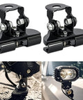 LED Light Bar Hood Mounting Brackets Set For Engine Hood 2 Pack Universal Clamp On Hood Lights Mounts
