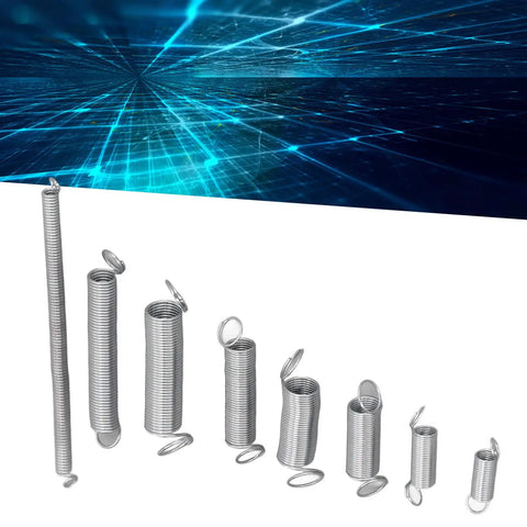 Heavy Duty Galvanized Steel Spring Assortment Kit 200Pcs With Compression And Extension Springs in Various Sizes for DIY