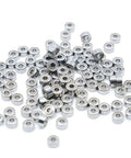 Check Out This Awesome 10Pcs Set Of 681XZZ Micro Deep Groove Ball Bearings With Solid 1.5x4x2mm Specs That Rock High Hardness Plus Great Wear Resistance For Total Anti Deformation And Long Life Vibes, showing multiple ball bearings.