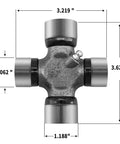 5-460X U Joint Kit For 1310 To 1350 Series Universal Joints, Heavy Duty Replacement Set, Direct Fit OSR Bearing Caps And Hubs