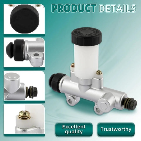 Hammerhead 80T TrailMaster MID 6.000.305 XRS XRX Go Kart Hydraulic Brake Master Cylinder With Reservoir detail view