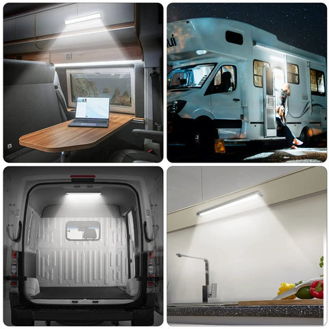 12V LED Interior Light Bar For Trailers And RVs, Ultra Bright 168 LEDs, illuminating trailers, RVs, and kitchen areas