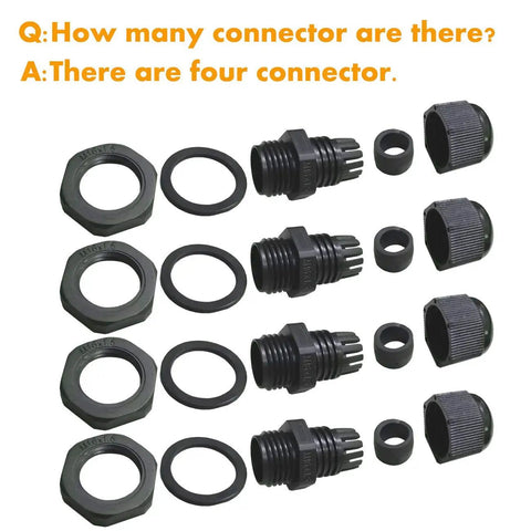 Clear See Through Outdoor Junction Box IP67 Waterproof ABS Plastic Enclosure For Electrical Projects All Weather Ready 68 By 58 By 33 Millimeters Weatherproof Connection Box With Clear Cover And Gray Housing, black cable glands