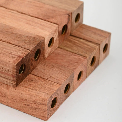 Rosewood 7mm EZ Mini Pen Blanks Pre Tubed Nine Sixteenths Inch By Nine Sixteenths Inch By Two And Thirty Second Inches 10 Pack Ready To Turn