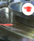 Red PVC Internal Thread Dust Plugs Caps Oil Resistant Rubber Cylinder Hole Plugs For Industrial And Scientific Use 200 Pack